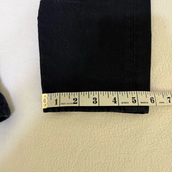 Levi's 501 S Skinny Premium Black 100% Cotton Jeans Size 25 x 28 - Picture 10 of 10